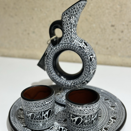 HİTİT GÜNEŞİ SERAMİK SET (18cm)
