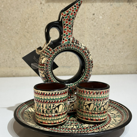 HİTİT GÜNEŞİ SERAMİK SET (18cm)