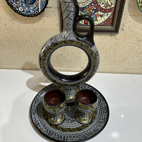 HİTİT GÜNEŞİ SERAMİK SET (40cm)