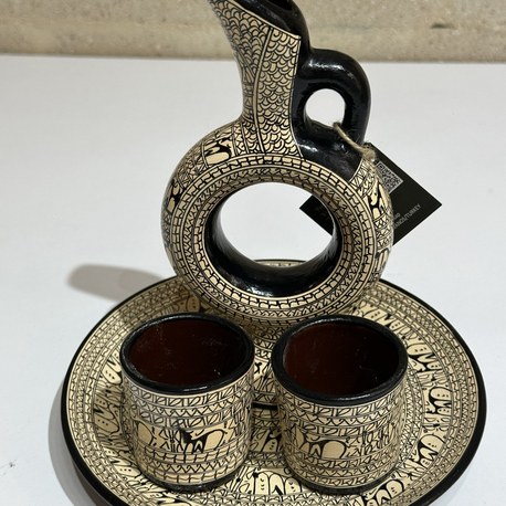 HİTİT GÜNEŞİ SERAMİK SET (18cm)