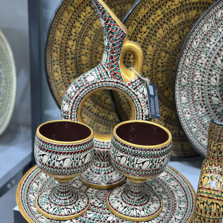 HİTİT GÜNEŞİ SERAMİK SET (25cm)
