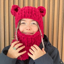 Vişne Kulaklı Balaclava
