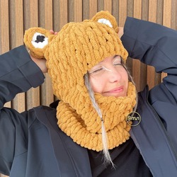 Bear Gözlü Balaclava
