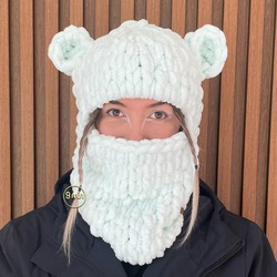 Mint Kulaklı Balaclava