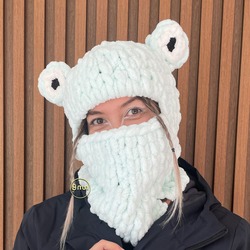 Mint Gözlü Balaclava