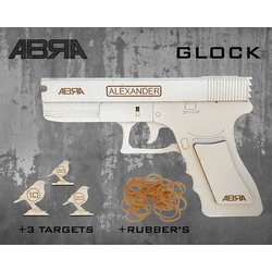 Kişiselleştirilebilir Glock Maketi (3 Target ile)