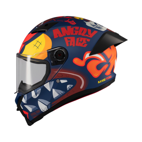 Axxis Fenix Angry Face Mat Kırmızı