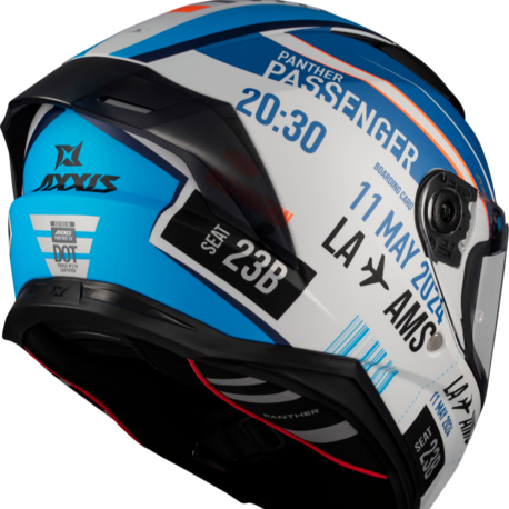 Axxis Panther Passenger Parlak/Mavi/Beyaz