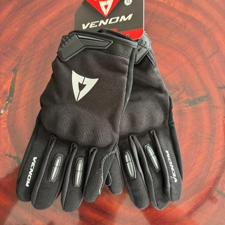VENOM VN-980 MOTOSİKLET ELDİVENİ – SİYAH / GRİ