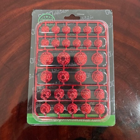 Premium Kırmızı Vida Kapağı Seti