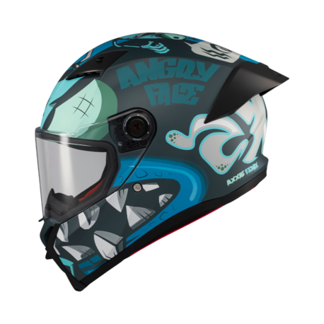 Axxis Fenix Angry Face Mat Mavi