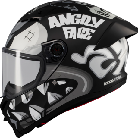 Axxis Fenix Angry Face Mat Siyah Gri