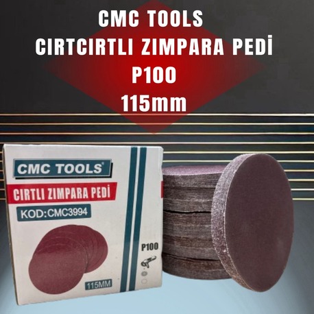 CMC TOOLS -100 ADET -CIRTCIRTLI ZIMPARA PEDİ P 100 - 115mm