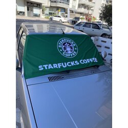 Starfucks koltuk havlusu 