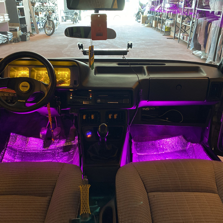 Pembe ayakaltı parmak led