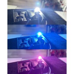 3 renk led xeon H7 