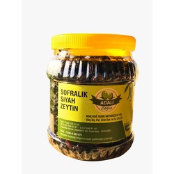 ADALIYAĞ SOFRALIK SİYAH ZEYTİN 1KG