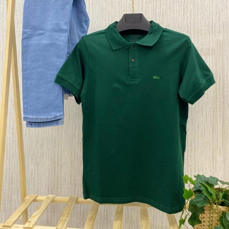 Lacoste Baba Model Polo Yaka Yeşil Tişört