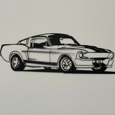 Mustang GT500 2D Duvar Dekoru