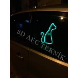 Vakumlu Neon Kedi