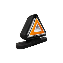 BÜYÜK ÜÇGEN TAKOZ NEON SARI-KIRMIZI 12V-24V