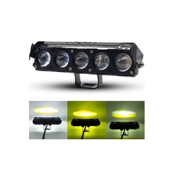 (1 adet) Led Spot Işık Ve Sarı Beyaz Projektör Lens 4 Gözlü Çalışma Baykuş