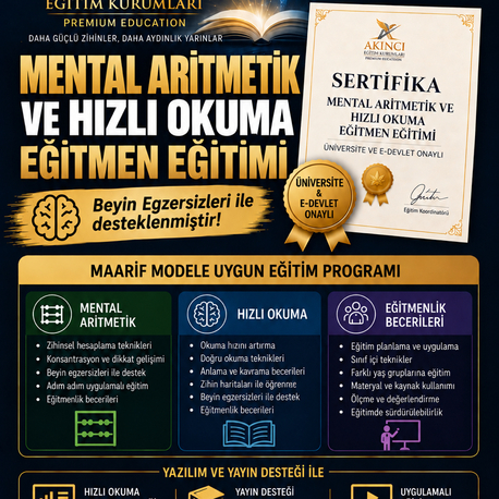 Mental Aritmetik Eğitmen Eğitimi Video