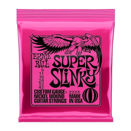 Ernie Ball P02223 Super Slinky 09-42 Elektro Gitar Teli