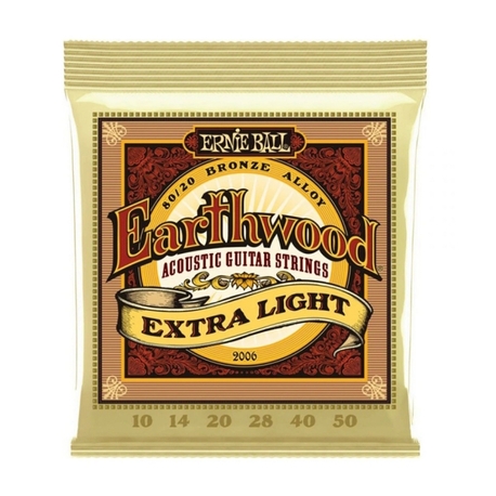 Ernie Ball P02006 Extra Light 10-50 Akustik Gitar Teli
