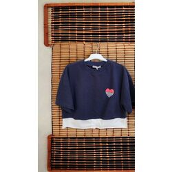 crop heart tshirt