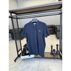 Lacoste Classic Fit Fermuarlı Lacivert Polo