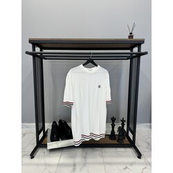 Moncler Nakışlı Beyaz Triko