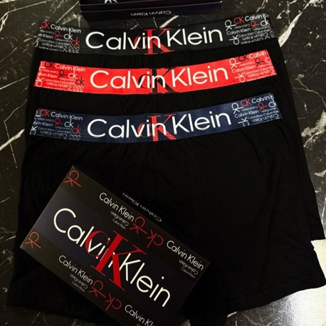 Calvin Klein 3’lü (Siyah/Kırmızı/Lacivert) Paket
