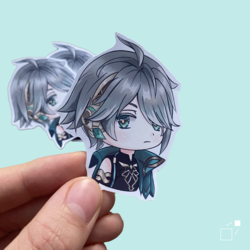 Tekli Artırılmış gerçeklik (AR)  Al Haitham Sticker - Genshin Impact oyunundan