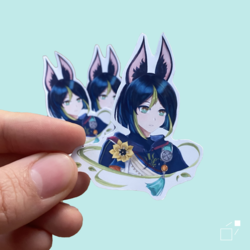 Tekli Artırılmış gerçeklik (AR) Tighnari Sticker - Genshin Impact oyunundan