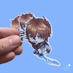 AR Tekli Tartaglia (Childe)  Sticker - Genshin Impact oyunundan 