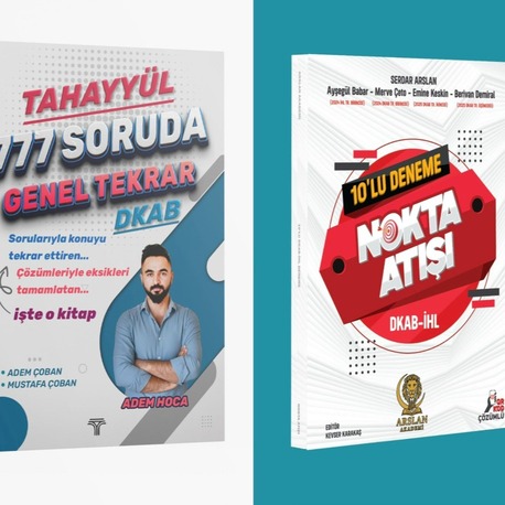 NOKTA ATIŞI 10'LU DKAB DENEMESİ+777 SORUDA GENEL TEKRAR