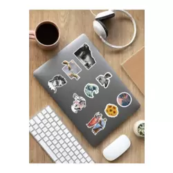 Art Sanat Temalı Laptop Notebook Tablet Sticker Set - ARSET1A