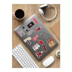 La Casa De Papel Laptop Notebook Tablet Sticker Set Sticker Set - ARSET26F