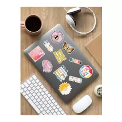Mental Art Sanat Temalı Laptop Notebook Tablet Sticker Set - ARSET8A
