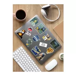 Art Sanat Laptop Notebook Tablet Sticker Set Sticker Set - ARSET32C