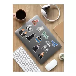 Harry Potter Temalı Laptop Notebook Tablet Sticker Set 2 - ARSET2B