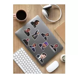 Ofis Temalı Laptop Notebook Tablet Sticker Set - ARSET15A