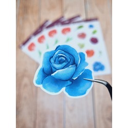 LF24 - Flower & Leaf Temalı Laptop, Notebook, Tablet, Telefon, Ajanda Sticker Seti