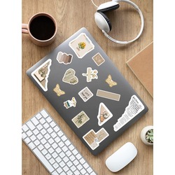 40H - Vintage & Retro Temalı Laptop Notebook Tablet Sticker Seti