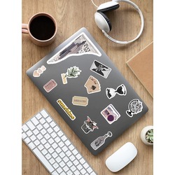 40G - Vintage & Retro Temalı Laptop Notebook Tablet Sticker Seti