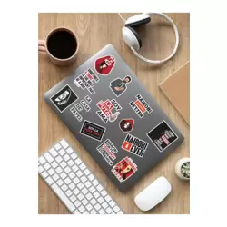 La Casa De Papel Laptop Notebook Tablet Sticker Set Sticker Set - ARSET26E