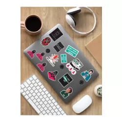 Squid Game Laptop Notebook Tablet Sticker Set Sticker Set - ARSET25G