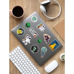 Nasa Temalı Defter Ajanda Planner Laptop Notebook Tablet Sticker Set - ARSET7D