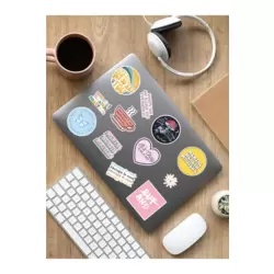 Mental Art Sanat Temalı Laptop Notebook Tablet Sticker Set - ARSET8B